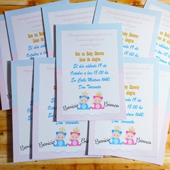 Invitaciones Baby Shower - YERCY BOOM