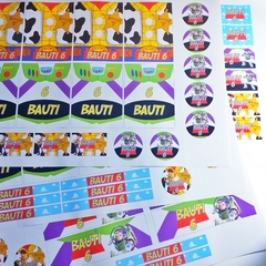 1 plancha de stickers A3 - YERCY BOOM