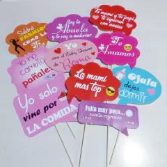 Cartelitos para fotos - Baby Shower - comprar online