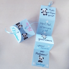 Cajas M/P Osito Panda - tienda online