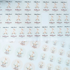 1 plancha de stickers A3 en internet