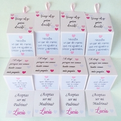Cajas M/P Corazones (fondo rosa) - tienda online