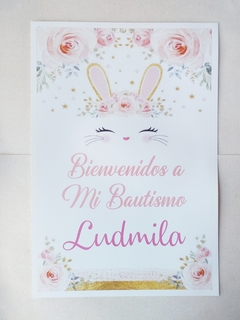 Cartel de Bienvenida - tienda online