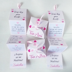 Cajas M/P Corazones (fondo rosa)