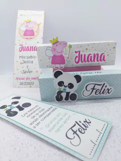 Souvenirs jabones 5 letras en cajita - YERCY BOOM