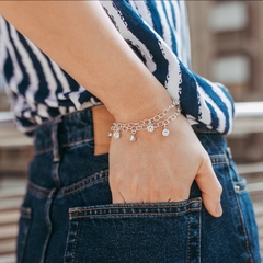 Pulsera Piedras Engarzadas - comprar online