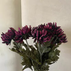 RAMO FLORES CRISANTEMOS VIOLETA