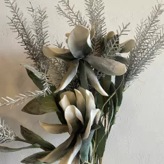 FLORES GOMA EVA BLANCAS