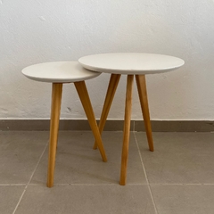 COMBO MESA LINK MADERA BLANCA