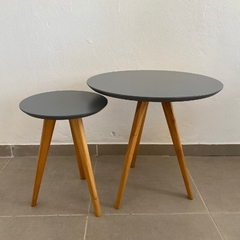 COMBO MESA LINK MADERA GRIS - comprar online