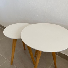 COMBO MESA LINK MADERA BLANCA en internet