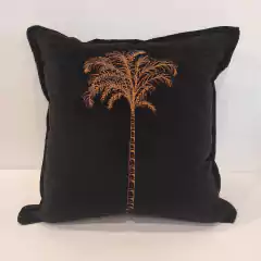 ALMOHADON PALMERA NEGRO