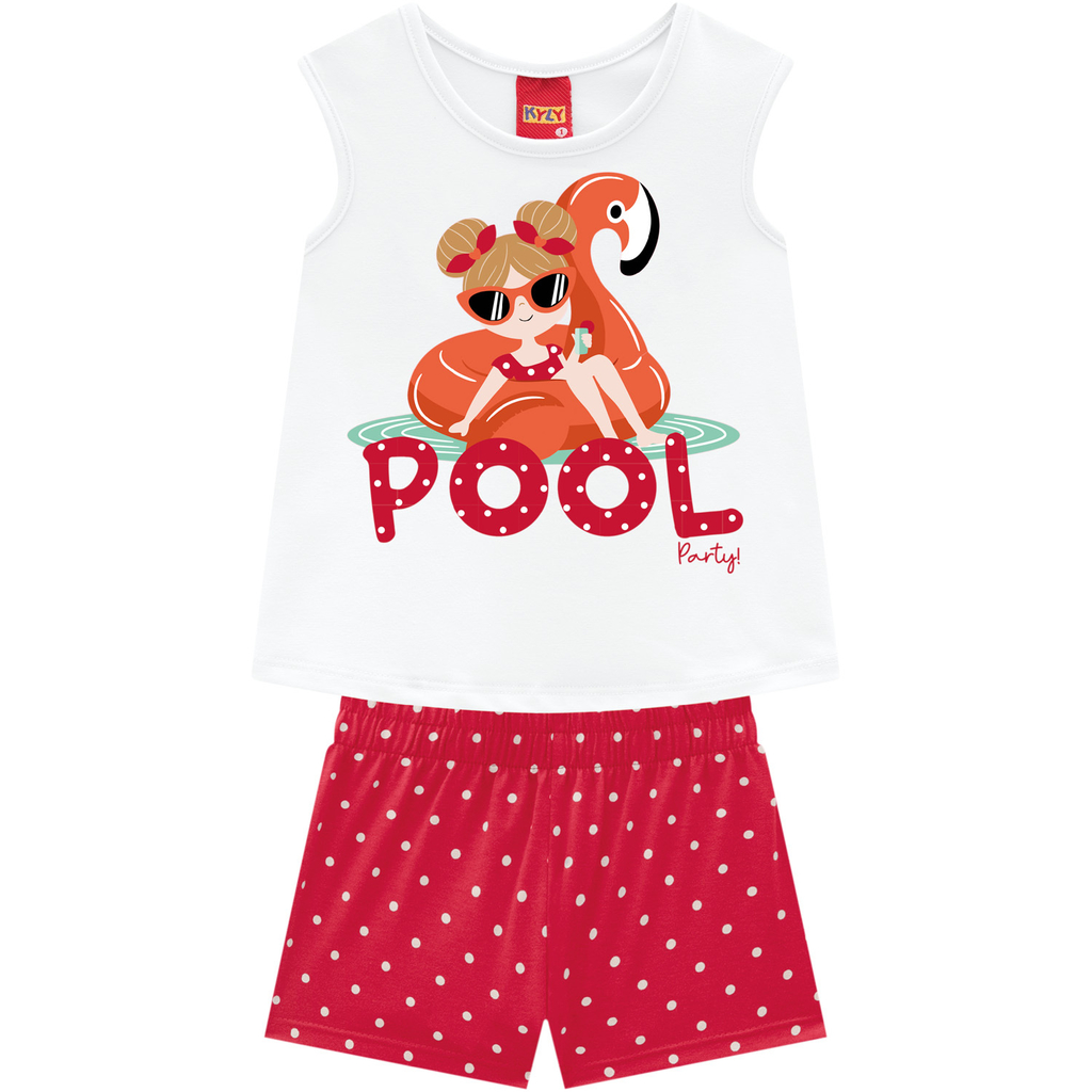 Blusa Infantil Elian Pool Party Rosa - Compre Agora
