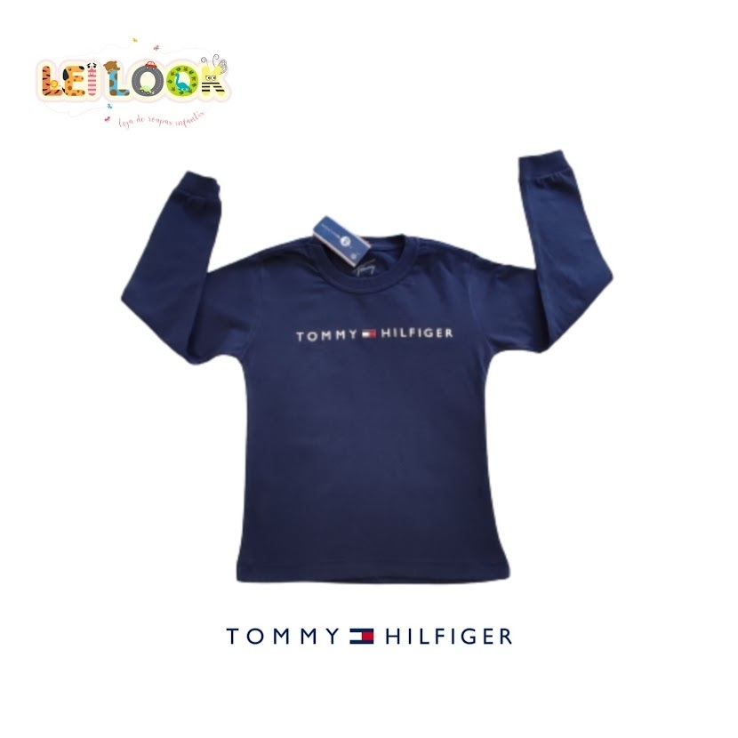 Camiseta Infantil Logo Tommy Hilfiger