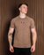 CAMISA RAGLAN MARROM ADOBE /