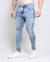CALÇA SKINNY FIT JEANS DESTROYED MARMORIZADA T400®️ / AV1 - loja online