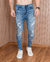 CALÇA SKINNY FIT JEANS DESTROYED T400®️ / R1-D-E