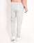 CALÇA CARGO JOGGER SARJA BEGE CINZA / R8-D-O - loja online