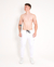 CALÇA CARGO DRAPEADA CETIM BRANCO / R4-E-P - comprar online