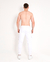 CALÇA CARGO DRAPEADA CETIM BRANCO / R4-E-P - loja online