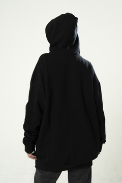 BUZO 22 BUMPS OVER SIZE - NEGRO - en internet