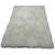 Tapete de Pele de Carneiro(Ovelha) com Lã Natural Tosada Aprox. 1,50X2,00 Natural