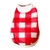 Roupa Capa Soft com Velcro Xadrez