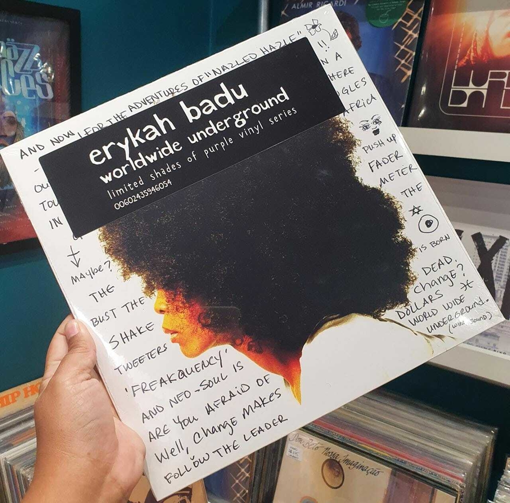 LP ERYKAH BADU - WORLDWIDE UNDERGROUND - Lado 2 Discos