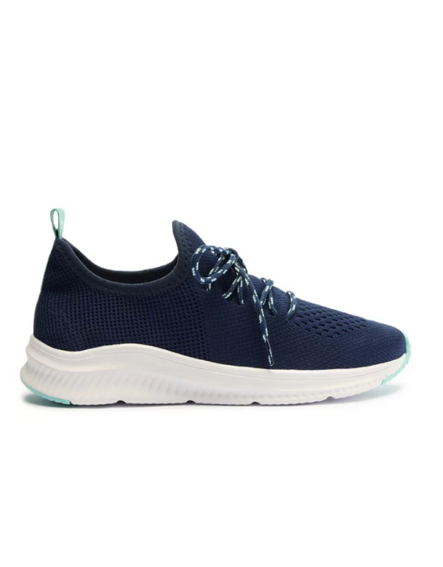 Tênis Slip On Azul Knit Esportivo Zz Mov Arezzo