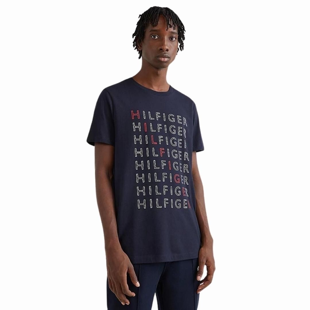 Camiseta Tommy Hilfiger Logo - Comprar Online