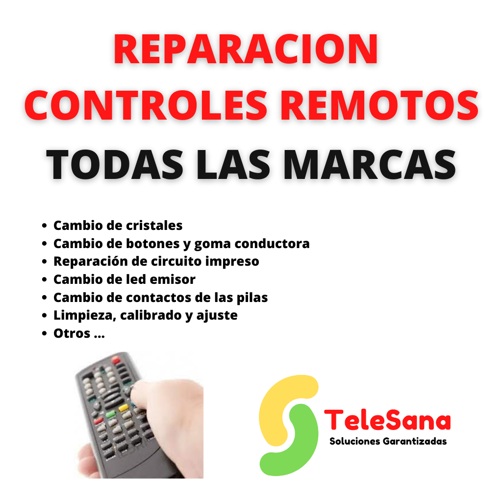 REPARACION CONTROLES Comprar en TeleSana