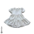 Vestido Doble Volado Blanco