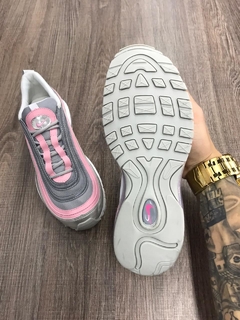 air max 97 rosa com preto