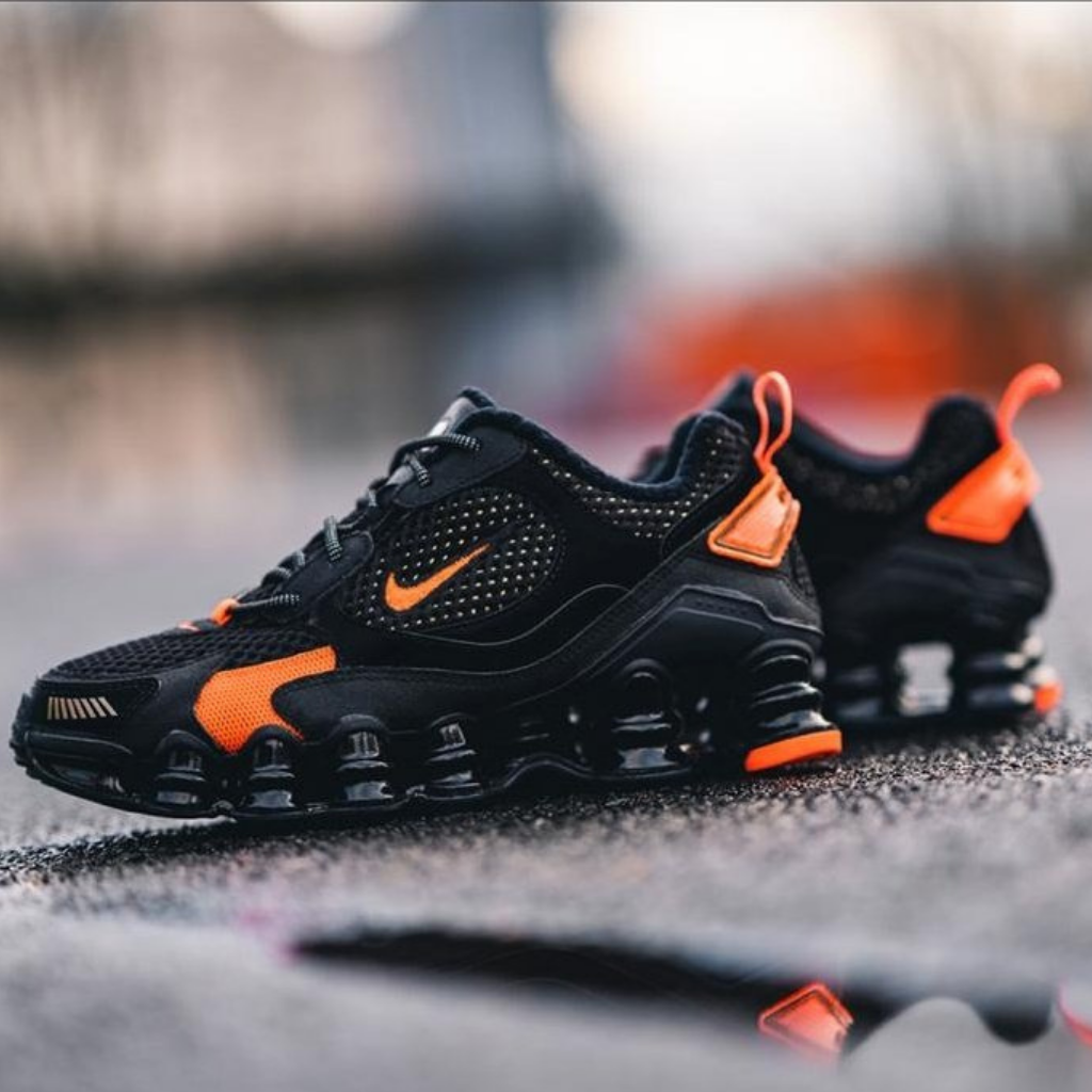 Nike Shox 12 Molas Tl 2 Preto/Laranja – Reino dos Caçados
