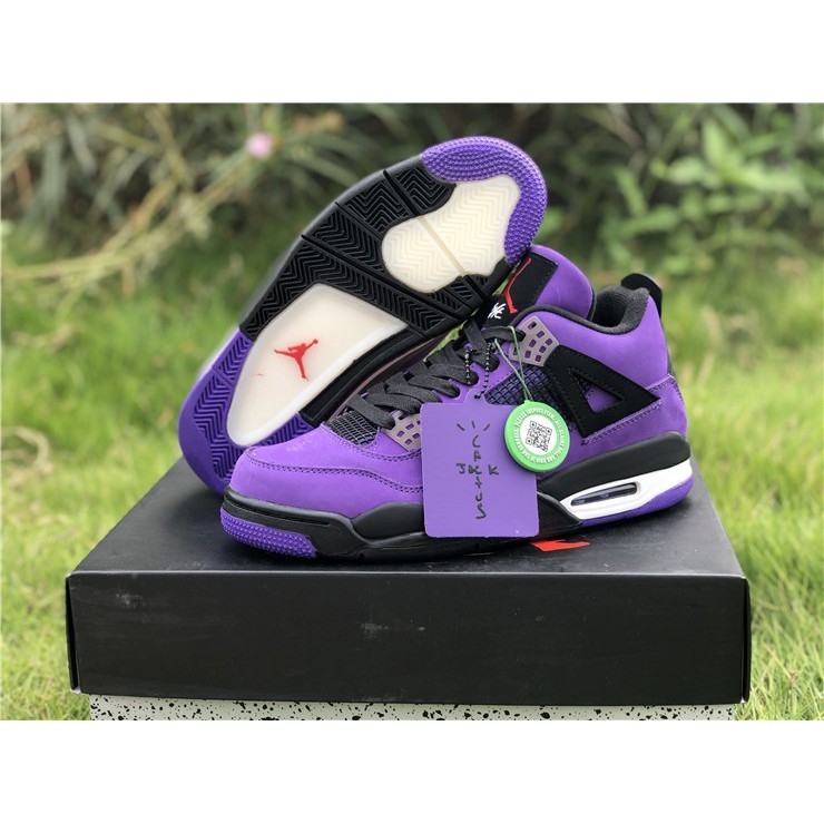 jordan retro 4 roxo