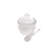 Meleira pearl em cristal transparente c/ pegador 10x8x7cm 28380 Wolff - comprar online