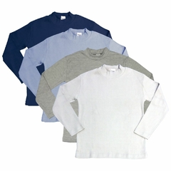 Media polera de interlock