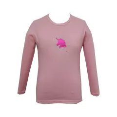 Remera manga larga apliques