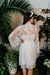 Robe Anaiis de Luxo Curto em Renda Chantilly para Noivas e Madrinhas (Conjunto Robe e Camisola) - comprar online