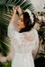 Robe Jolie de Luxo Longo em Renda chantilly para Noivas e Madrinhas (Conjunto Robe e Camisola) - Jolie Robes Especiais
