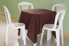 Toalha de mesa para festa oxford 150x150 cores kit com 10 - É Festa Toalhas, Mesa Posta e Decoração