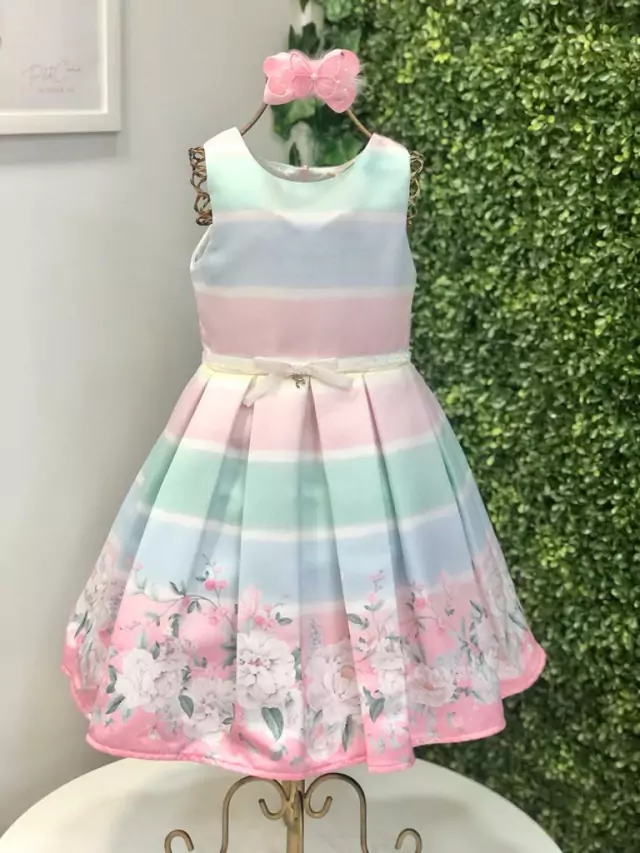 Vestido Infantil Patisserie Collors - Petit Cherie