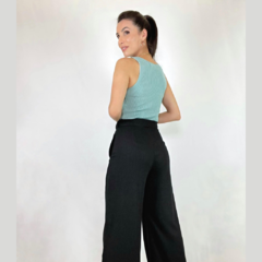 BLUSA CROPPED ANA - TURQUESA - ALLCORE