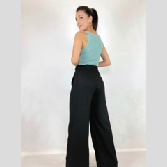 CALÇA PANTALONA RECORTES - PRETO - ALLCORE