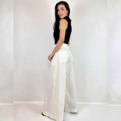 CALÇA PANTALONA VENTO - OFF WHITE - comprar online