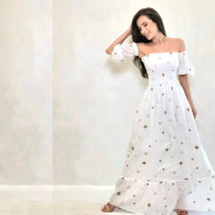 VESTIDO FERNANDA - OFF WHITE - comprar online