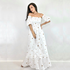VESTIDO FERNANDA - OFF WHITE - ALLCORE