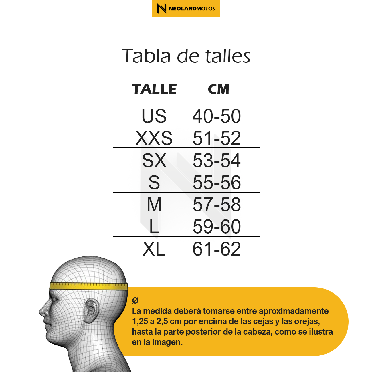 Guia de Talles