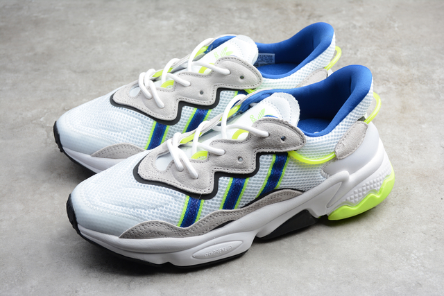 adidas ozweego blue green