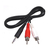 Cable audio auxiliar plug 3,5mm a 2 RCA 1,5mts Varias marcas